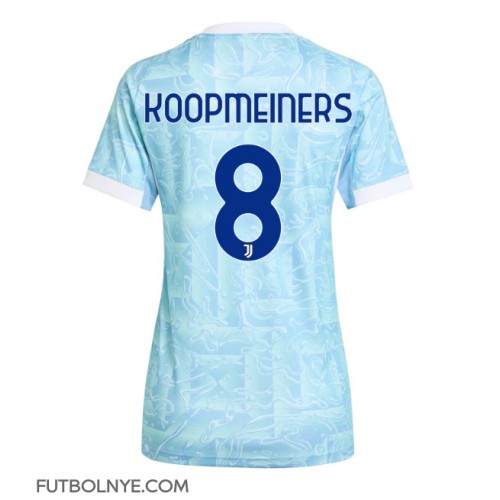 Camiseta Juventus Teun Koopmeiners #8 Visitante Equipación para mujer 2025-26 manga corta